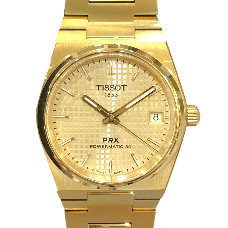 TISSOT PRX Powermatic 80 35MM Automatic Boys' Watch - Gold Dial
