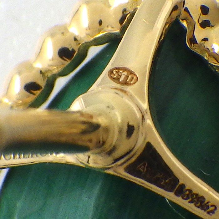 BOUCHERON Serpent Bohème Small Stud Earrings with Malachite