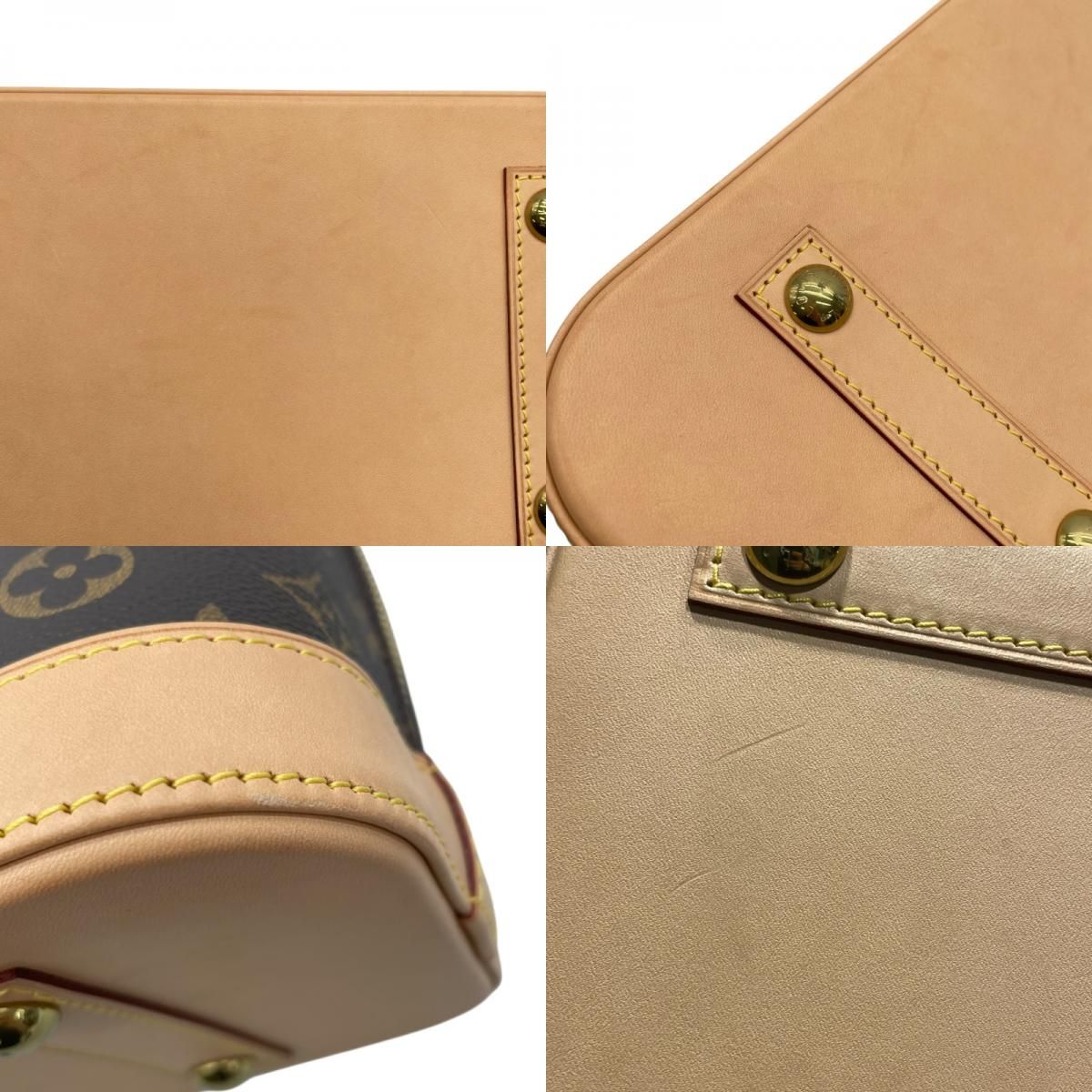 Louis Vuitton Alma PM Monogram Canvas Handbag - Brown