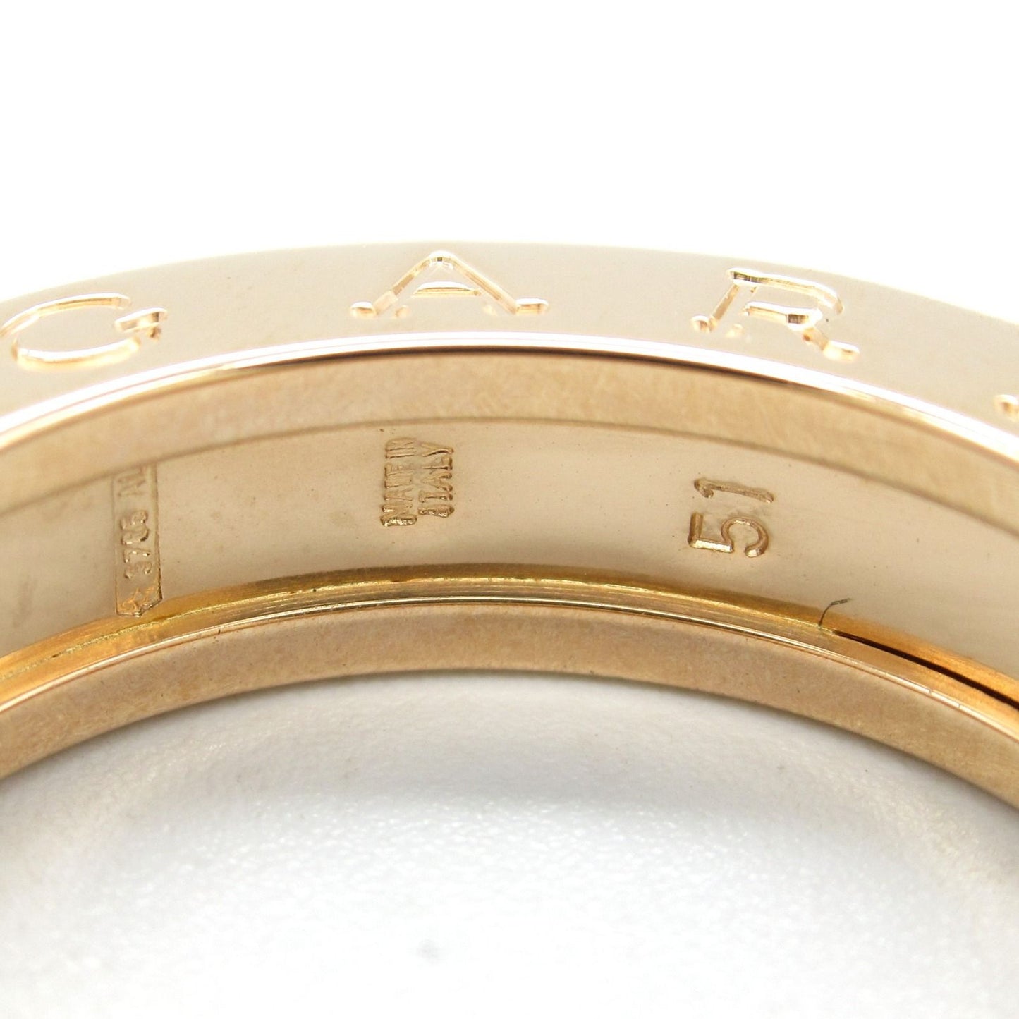 BVLGARI B-zero1 Ring in K18 Pink Gold - Timeless Elegance