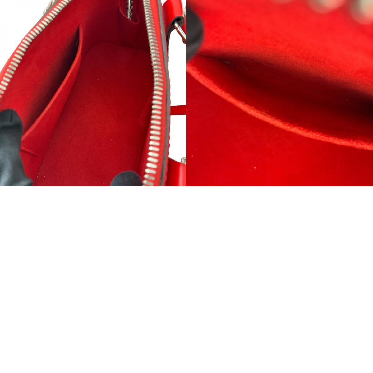 Louis Vuitton Alma BB M41160 Red Epi Leather Shoulder Bag