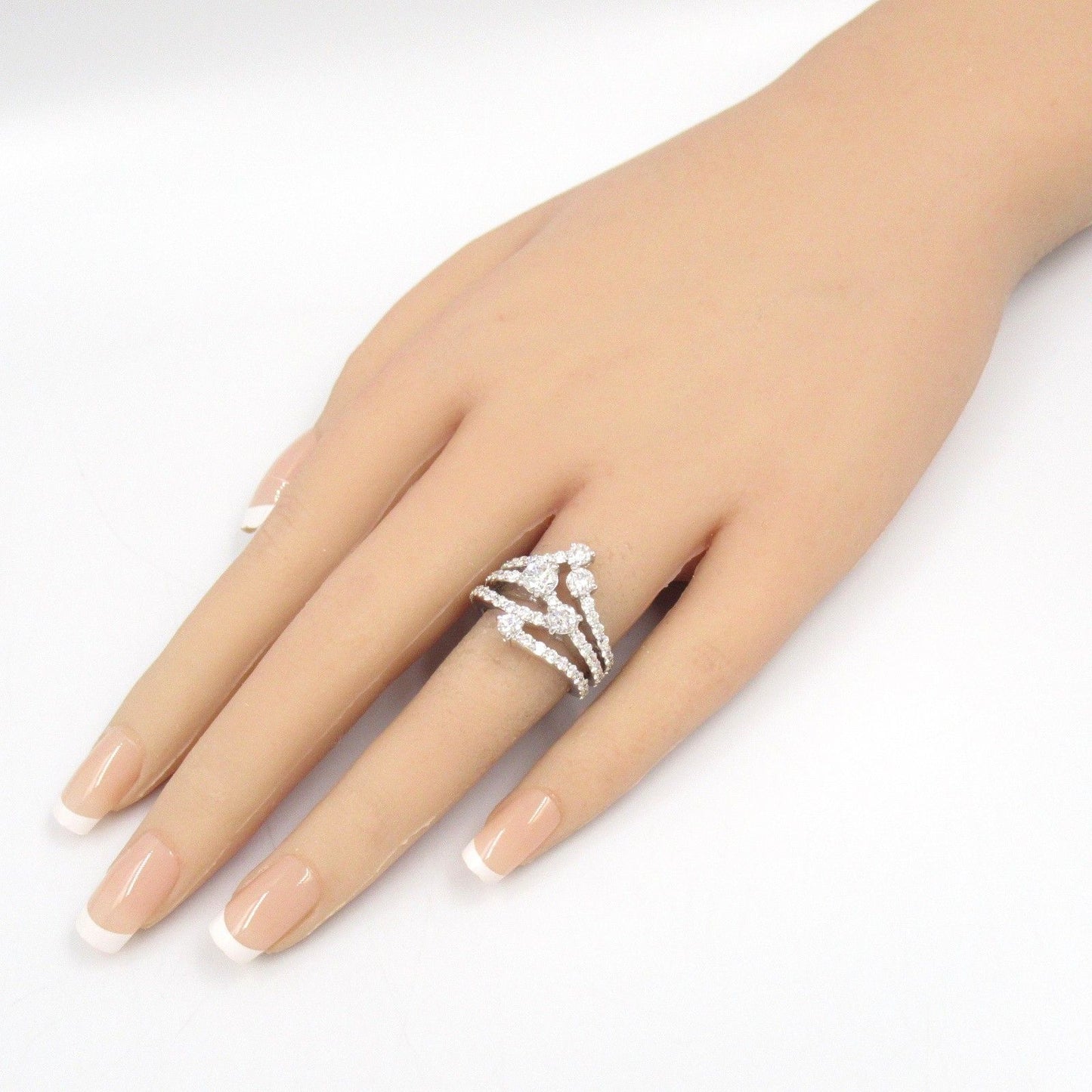 Exquisite K18WG Diamond Ring - 2.62ct Luxury Jewelry