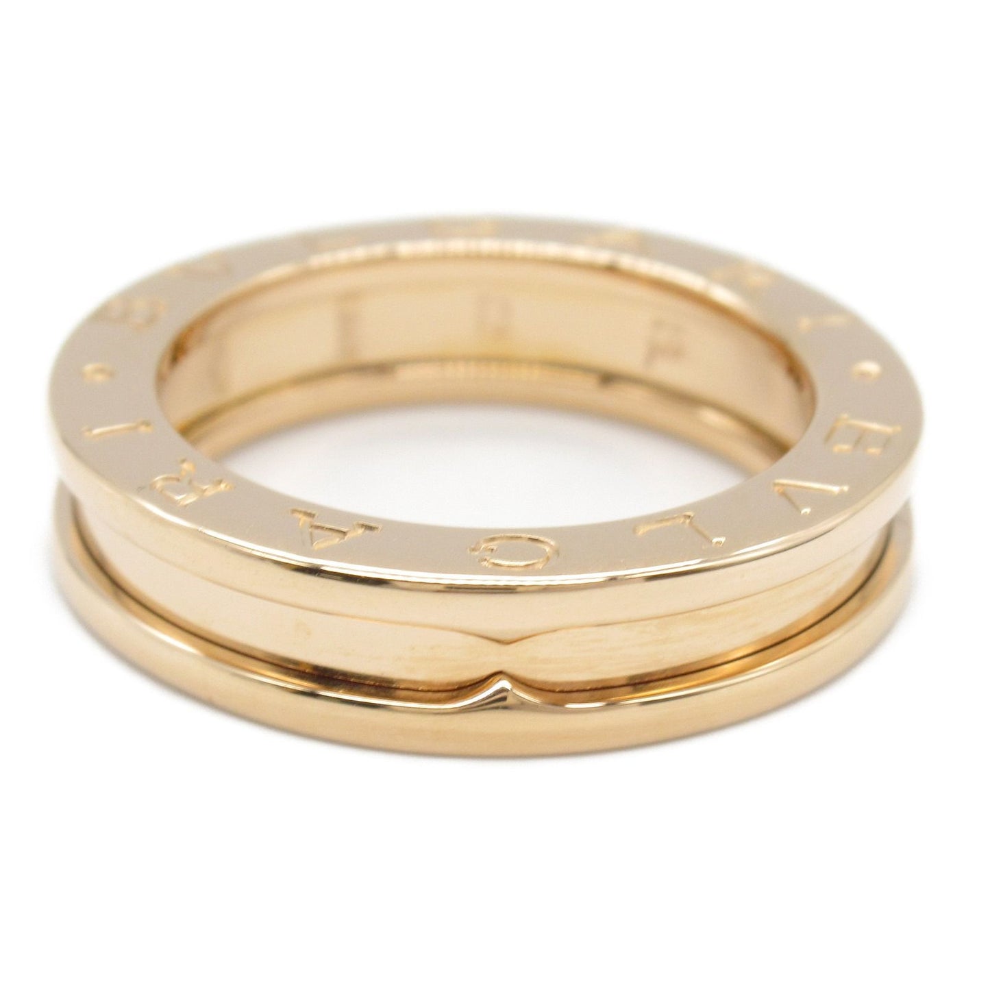 BVLGARI B-zero1 Ring in K18 Pink Gold - Timeless Elegance