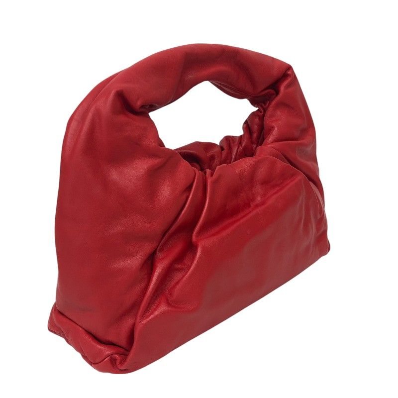 Bottega Veneta Red Leather Shoulder Pouch - Timeless Elegance