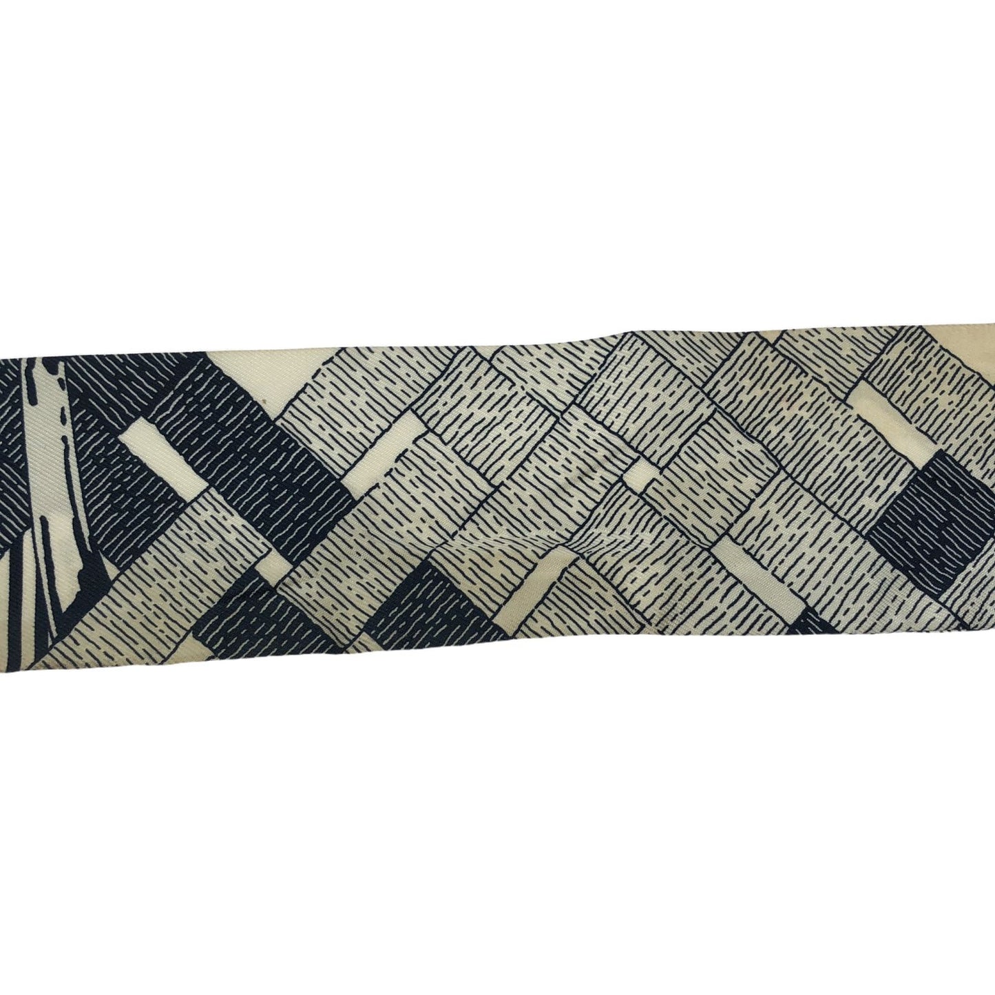 HERMES Twilly Silk Scarf in Navy - Timeless Elegance