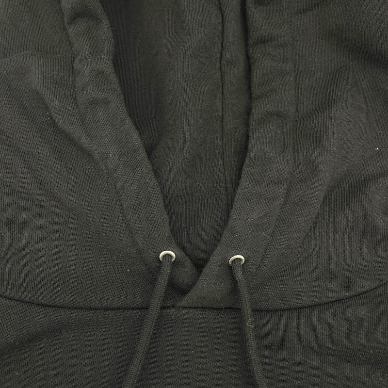 CELINE Logo Studded Black Cotton Sweatshirt - Size S