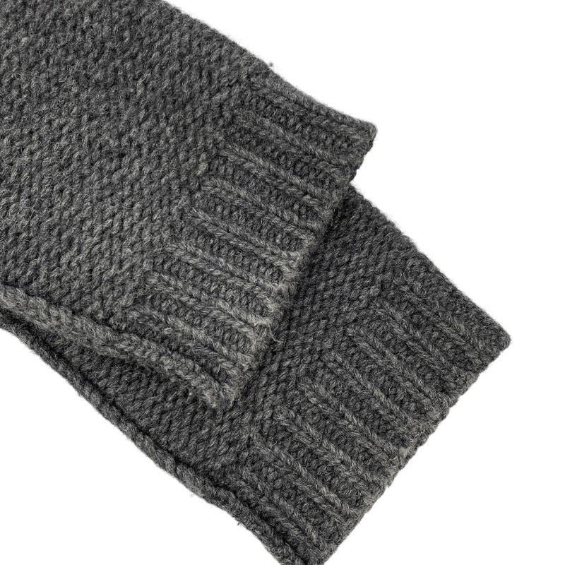 Emporio Armani Women's Grey Wool Knit Jacket - Timeless Elegance