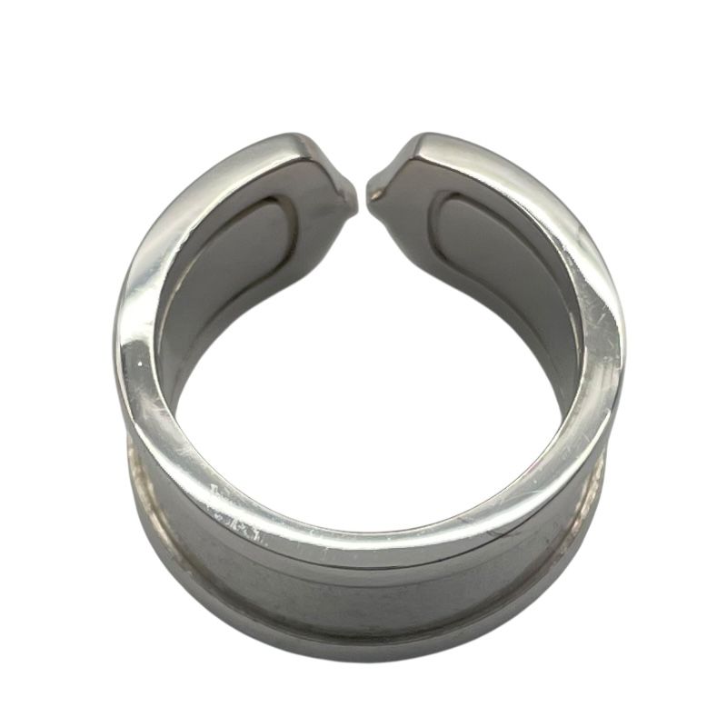 Cartier C2 Ring LM in K18 White Gold - Exquisite Luxury