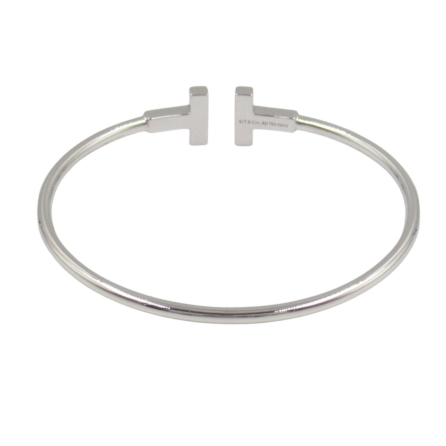 TIFFANY & CO T Wire Diamond Bracelet in 18K White Gold