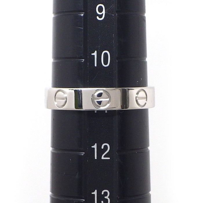 Cartier Love Ring Small Model in 18K White Gold - Size 11