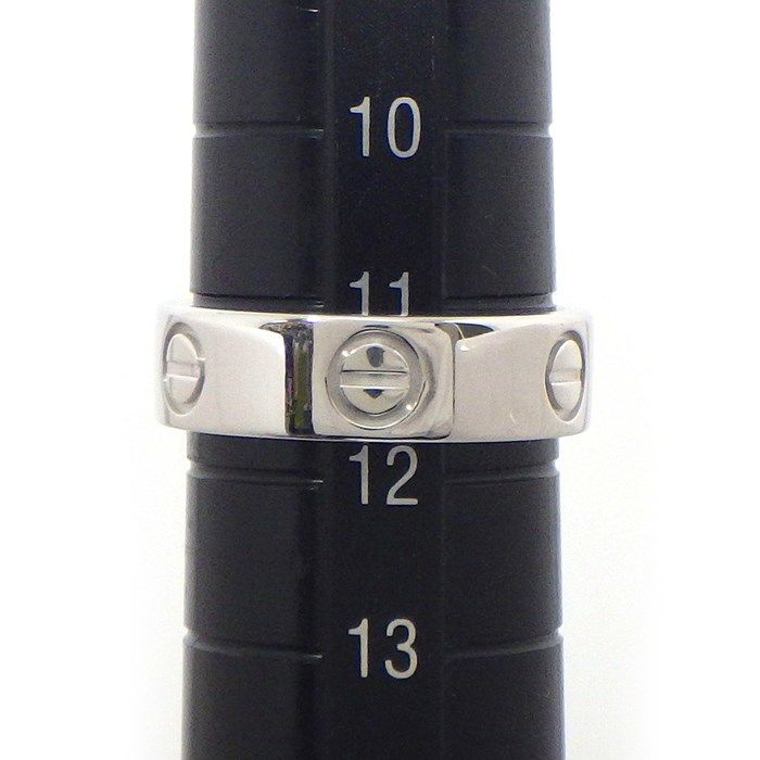 Cartier Love Ring Classic Model MM in K18 White Gold - Size 11.5
