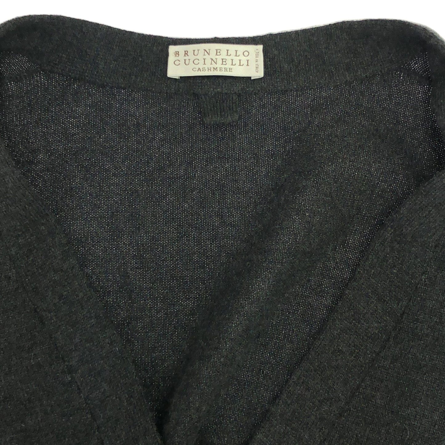 Brunello Cucinelli Black Wool Cardigan - Timeless Elegance