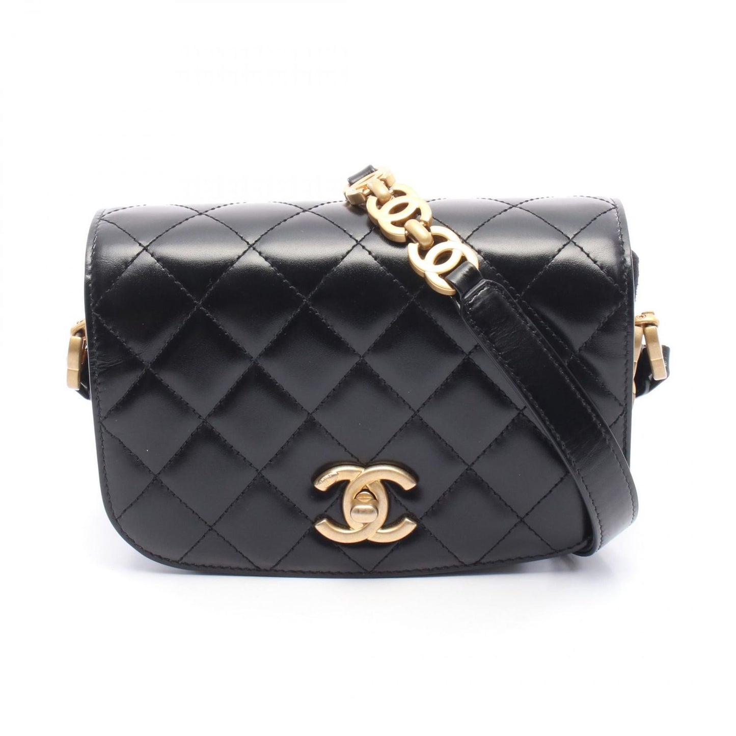 CHANEL Matelassé Waist Bag AS3402 in Black Leather - Timeless Elegance