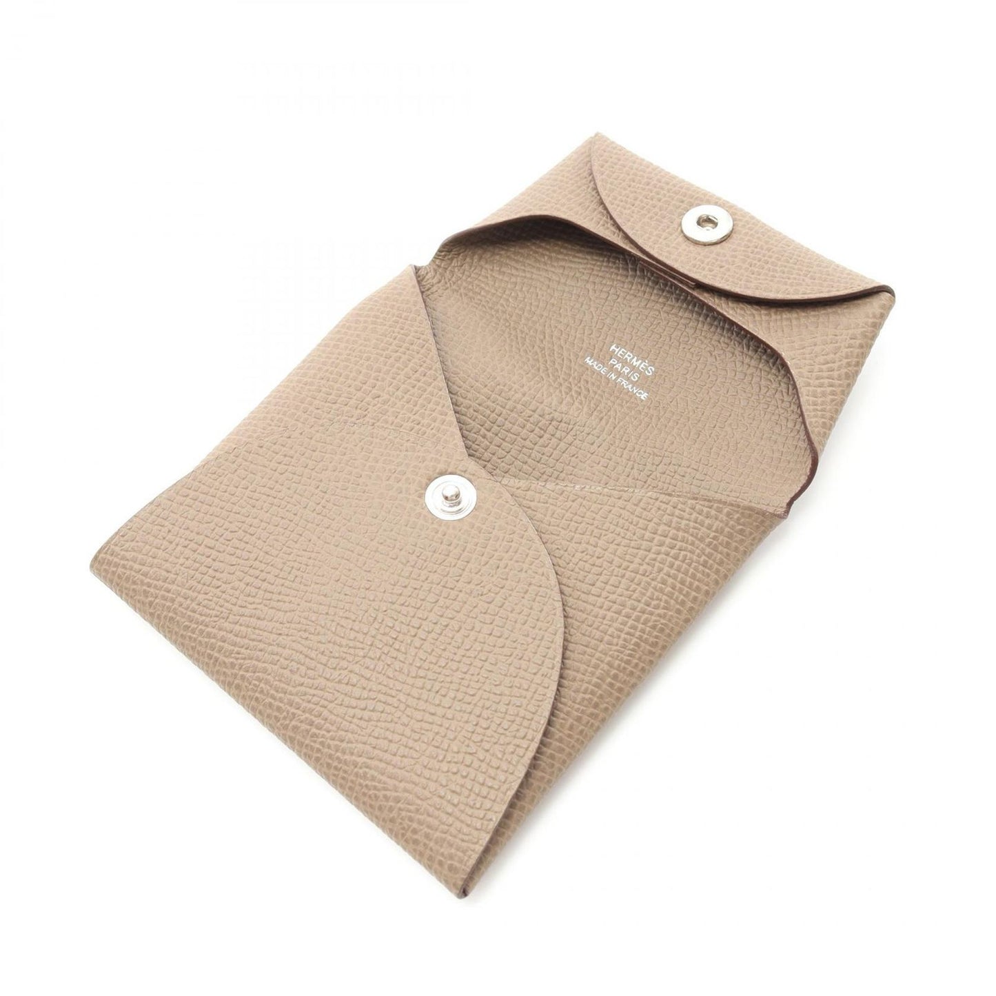 HERMES Bastia Coin Case in Etoupe - Unused Luxury Accessory