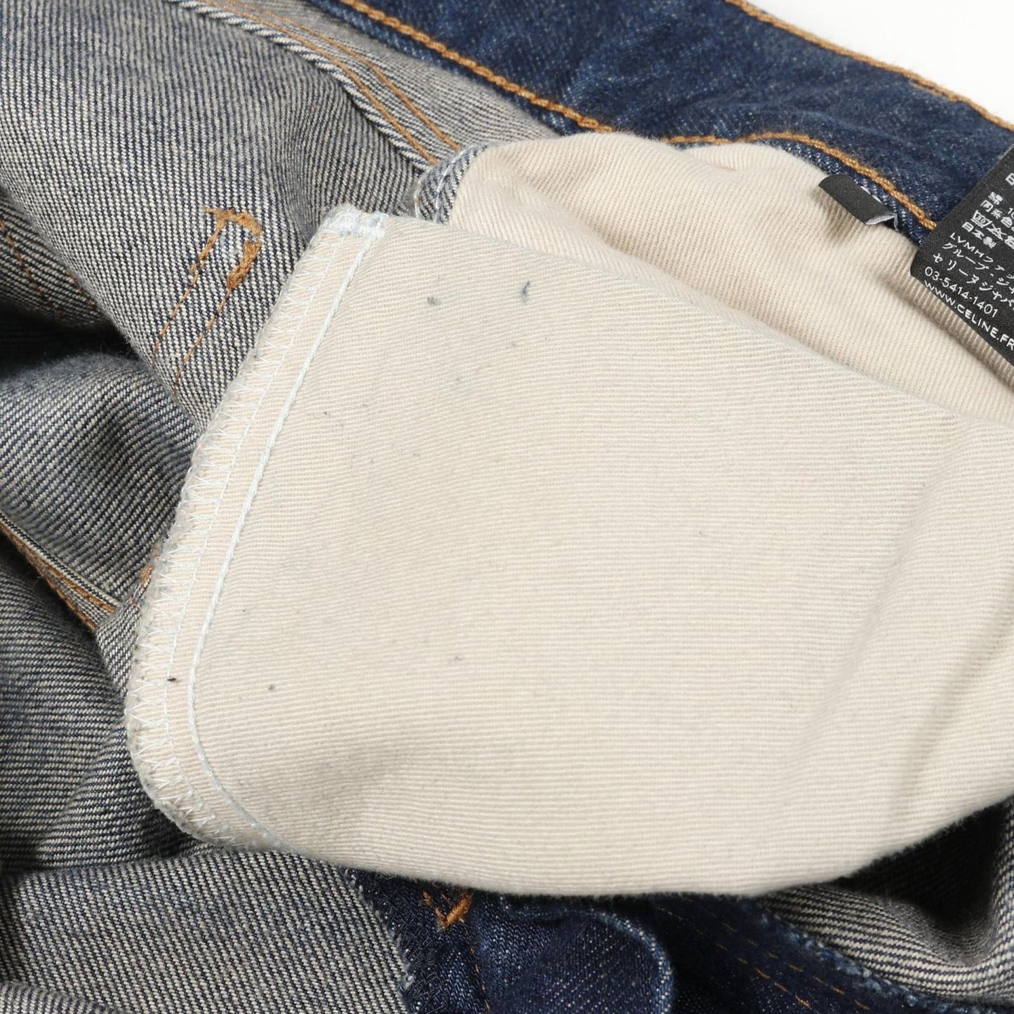 CELINE Indigo Blue Denim Pants - Timeless Elegance for Men