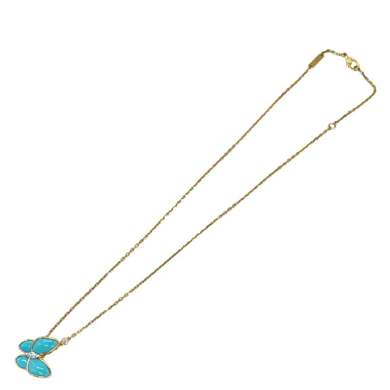 Van Cleef & Arpels Butterfly Necklace in 750YG Gold & Diamonds