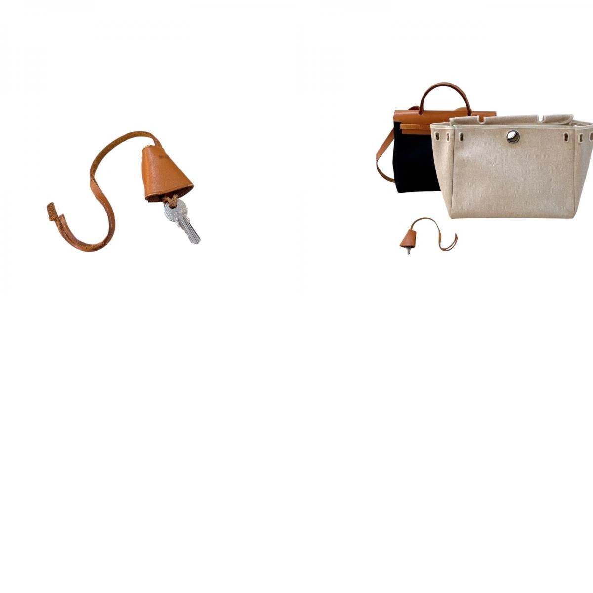 HERMES Émile Bag PM in Black & Gold with Silver Hardware