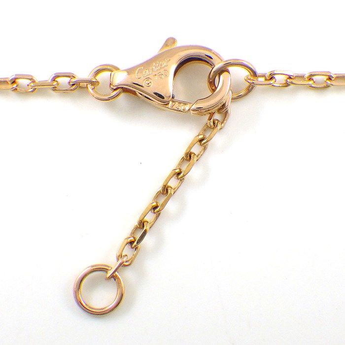 Cartier Love Circle Link Bracelet with Diamonds in K18PG & Black Ceramic