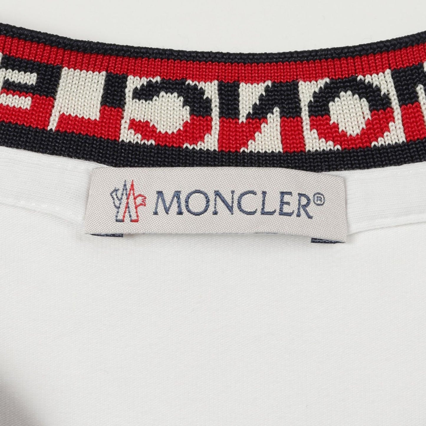 MONCLER Cotton T-Shirt in White - Exclusive Luxury Fashion