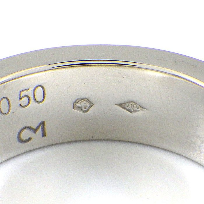 Cartier Love Ring with Diamond - Classic Model in Platinum