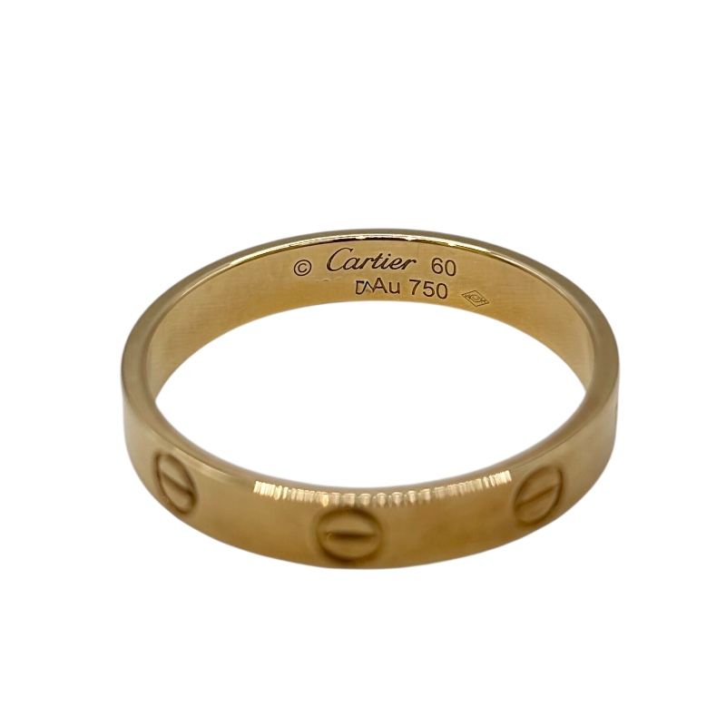 Cartier Mini Love Ring in K18 Yellow Gold - Timeless Elegance