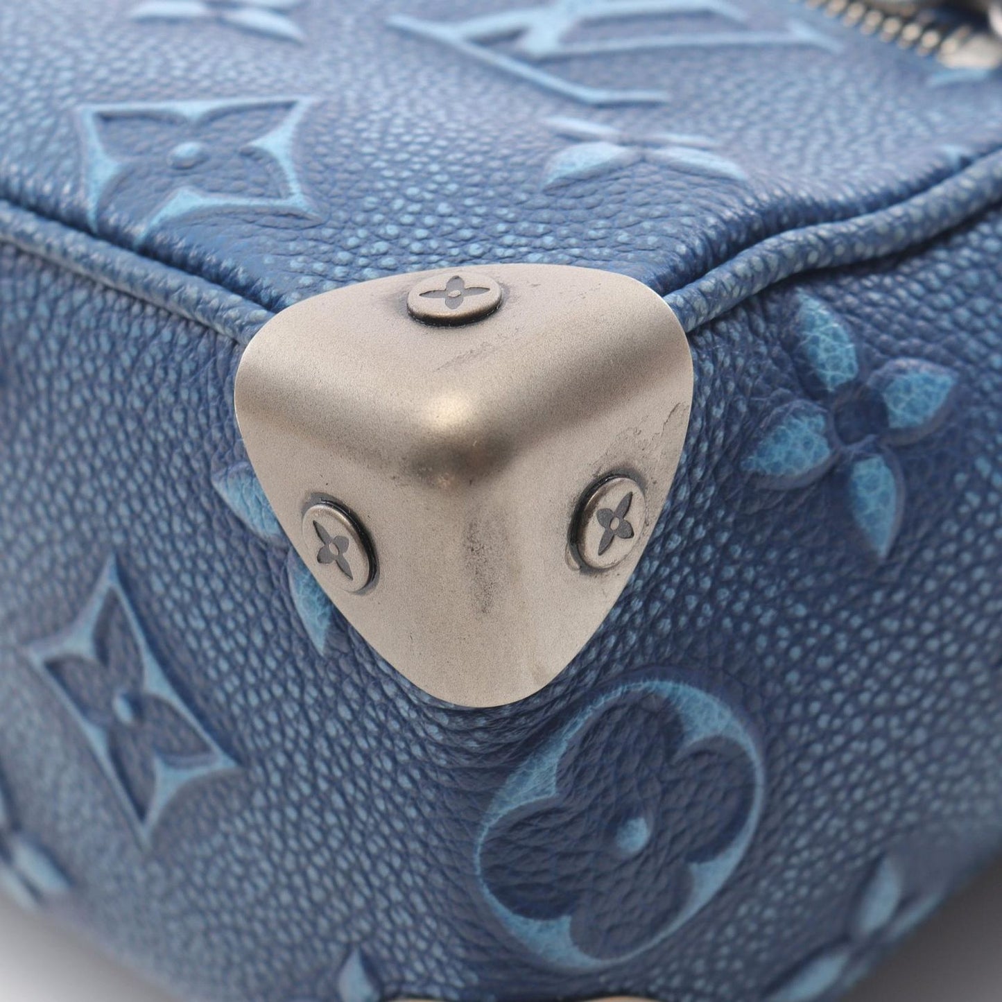 Louis Vuitton Mini Soft Trunk Monogram Shoulder Bag - Denim Blue