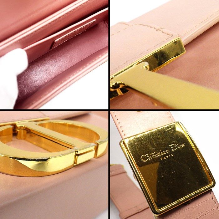 Dior 30 Montaigne Box Micro Shoulder Bag in Rose Devan