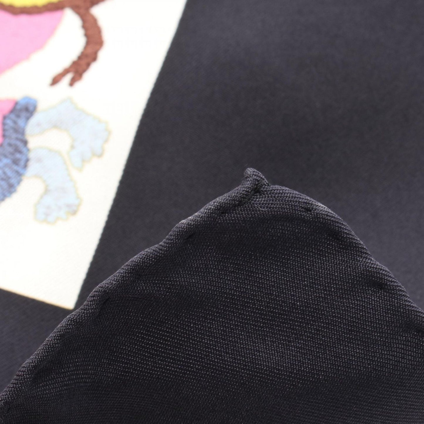 HERMES Silk Scarf Carre 90 DIN TINI YA ZUE - Exquisite Multi-Color Design