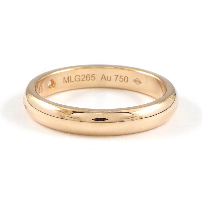 Cartier C de Cartier Wedding Band Ring in K18 Pink Gold with Diamond
