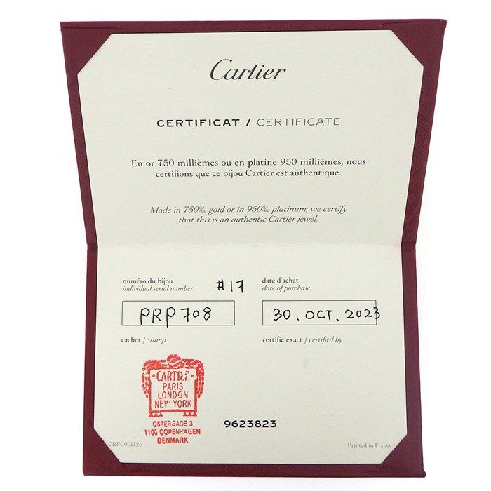 Cartier Love Bracelet SM with Diamonds in K18 Pink Gold