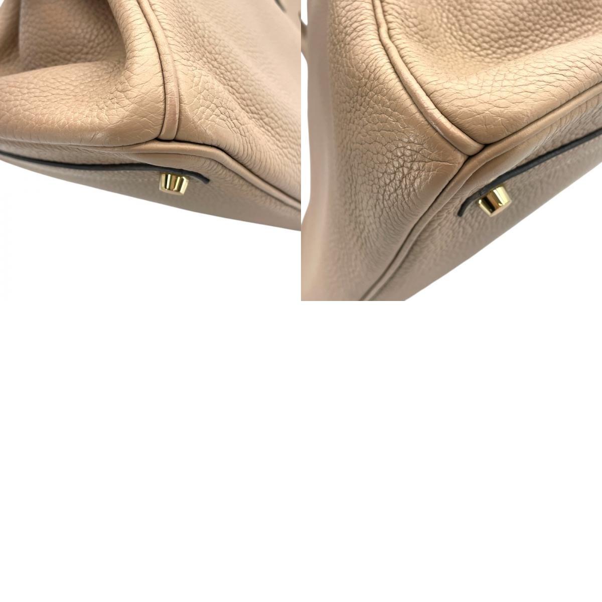 HERMES Birkin 35 in Turtledove Grey with Gold Hardware