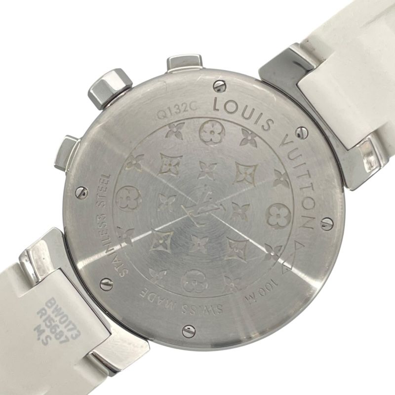 Louis Vuitton Tambour Lovely Cup Chronograph White Shell Q132C