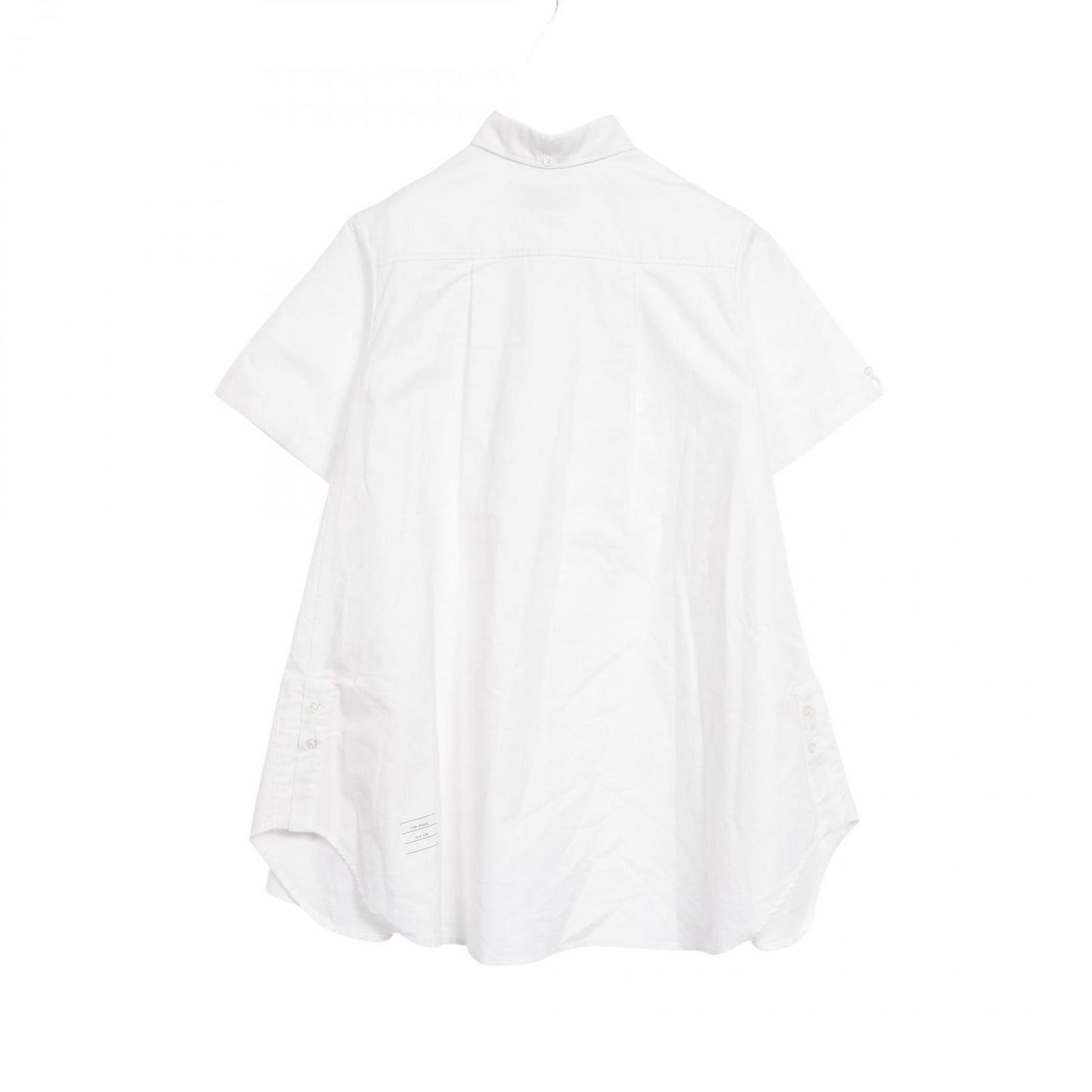 THOM BROWNE Oversized Oxford Shirt - Timeless Elegance in White