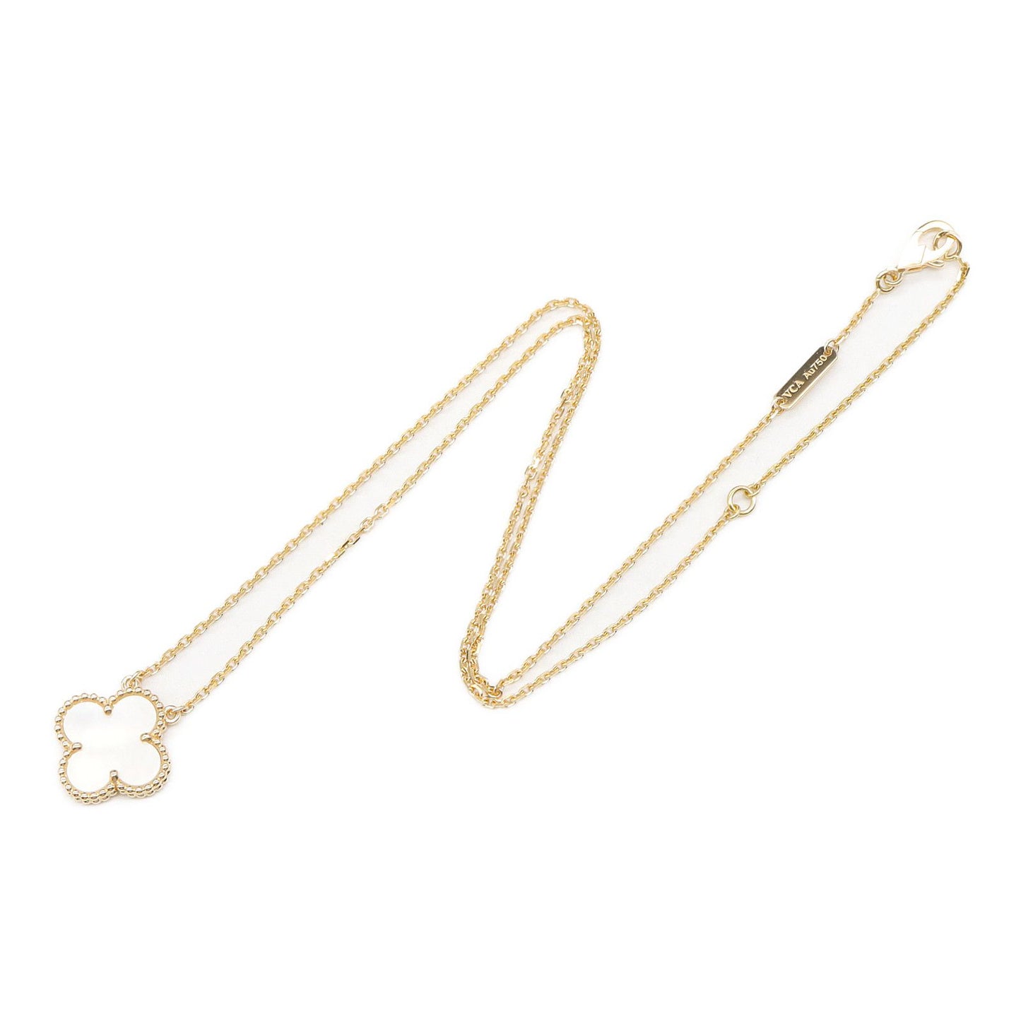Van Cleef & Arpels Vintage Alhambra Necklace in Yellow Gold