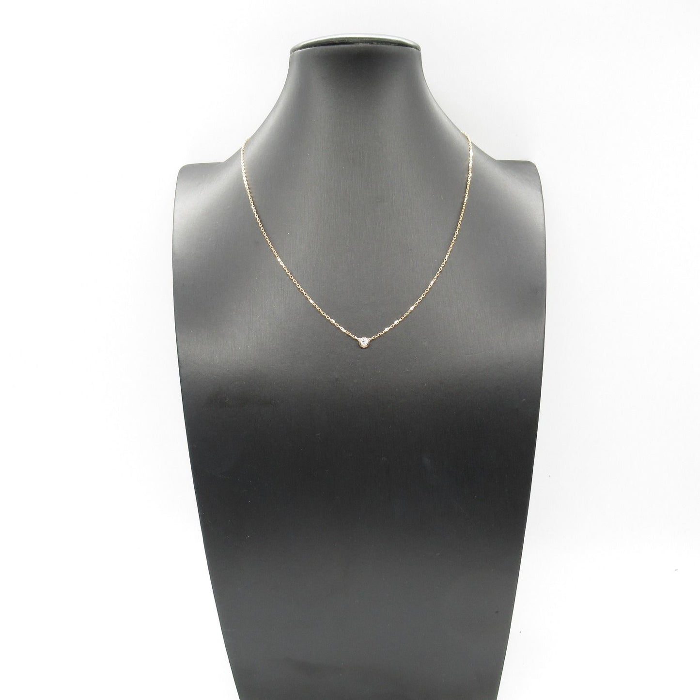 CARTIER Amour Necklace in K18 Pink Gold with Diamonds