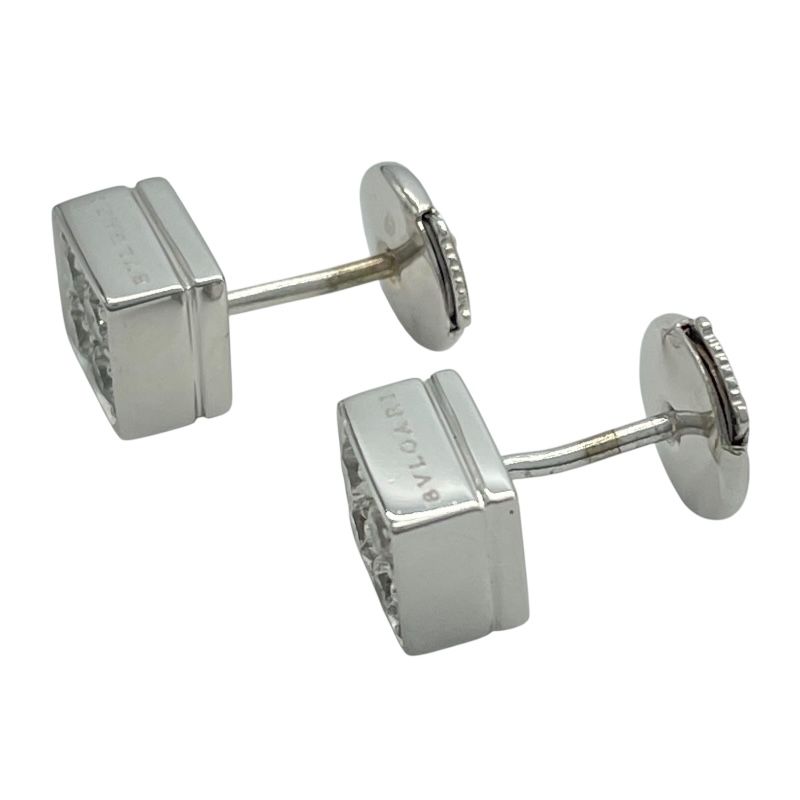 BVLGARI Lucia Diamond Earrings in K18 White Gold