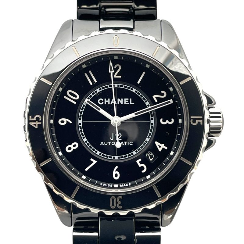 CHANEL J12 38MM H5697 Black Ceramic Automatic Men's Watch