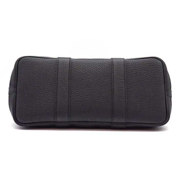 HERMES Garden Party TPM Handbag - Black Military Canvas, 2022