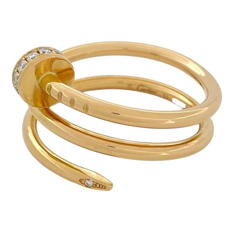 Cartier Juste un Clou Diamond Ring SM in 18K Pink Gold