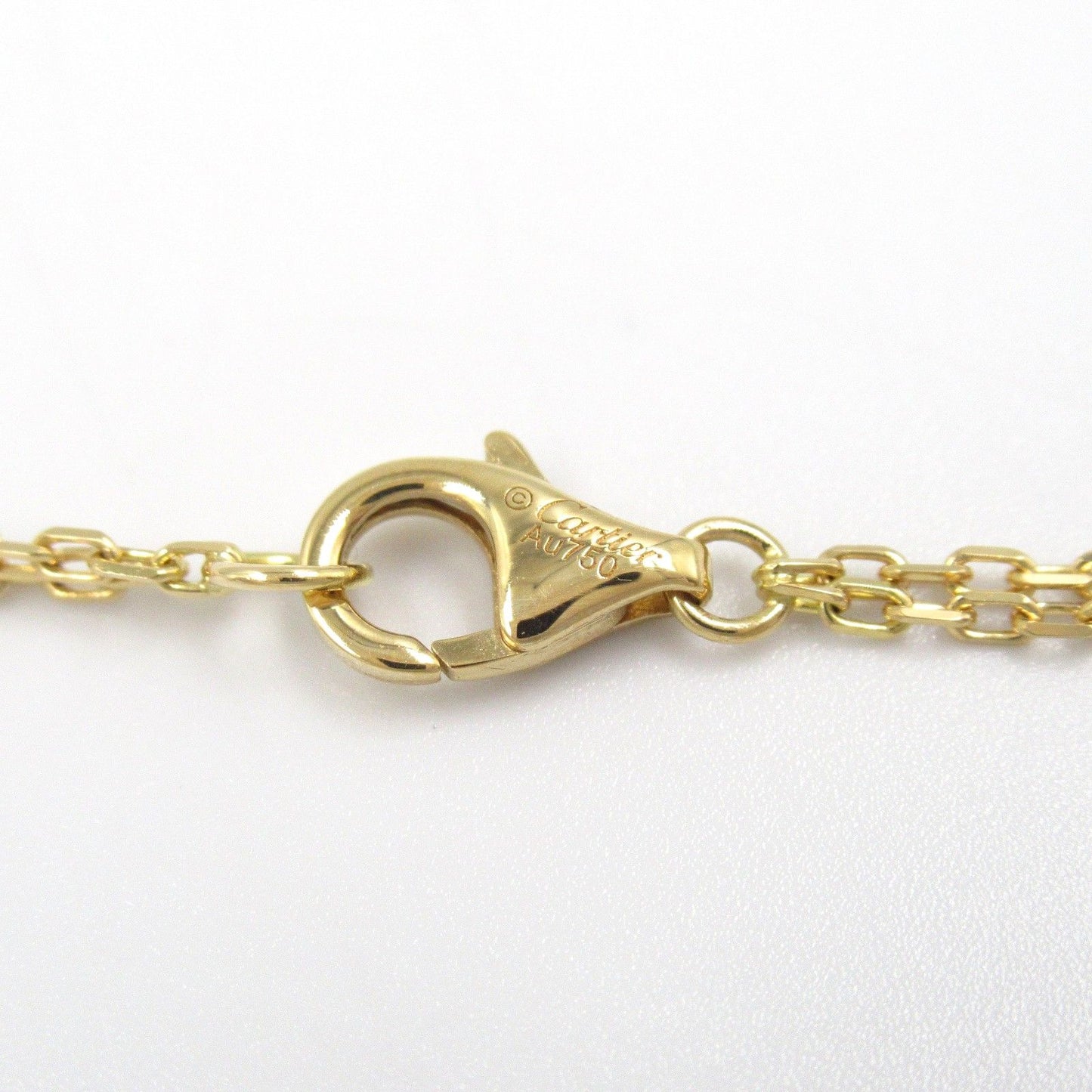 Cartier Love Circle Necklace in 18K Yellow Gold with Diamonds