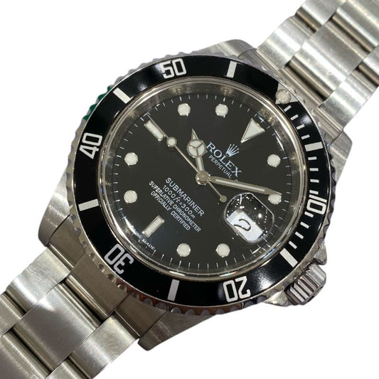 Rolex Submariner 16610 Black Dial Stainless Steel Men's Watch