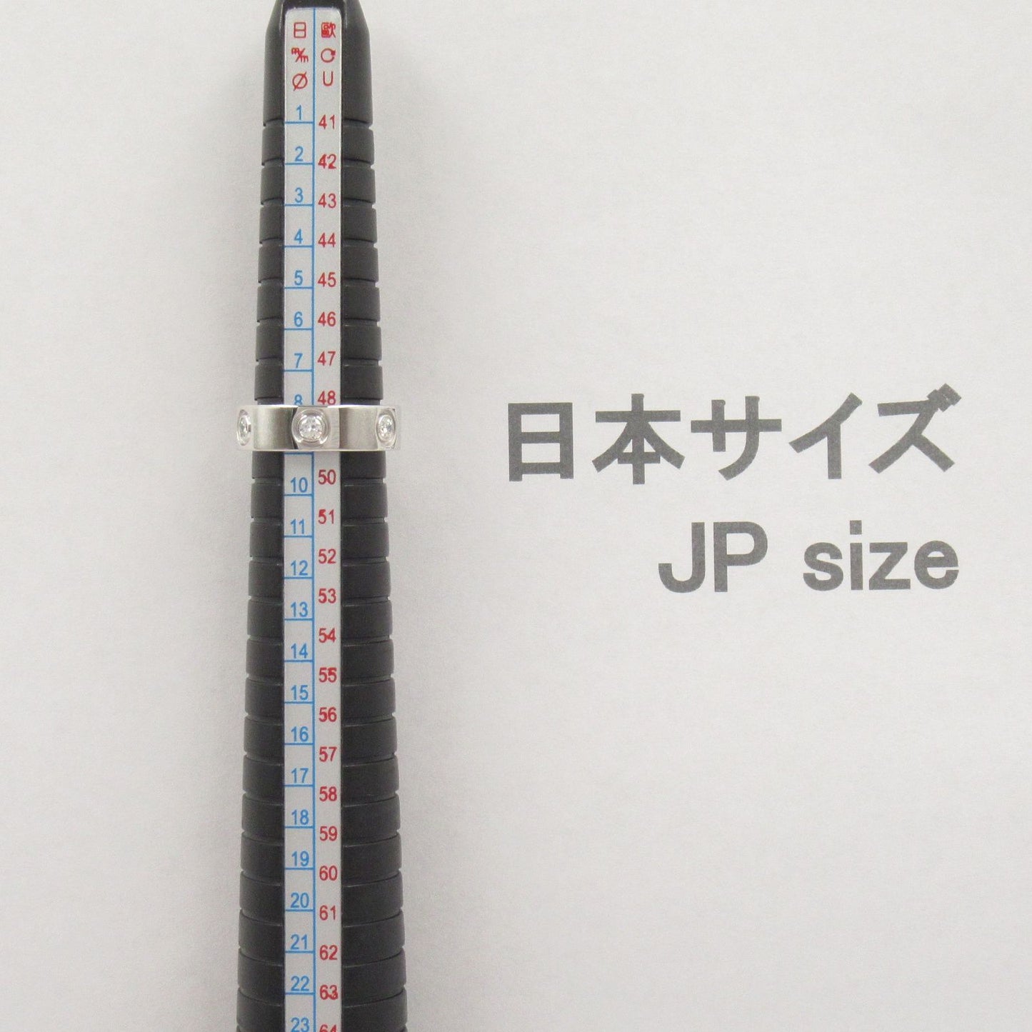 CARTIER Love Ring 6PD K18WG Diamond - Exquisite Luxury