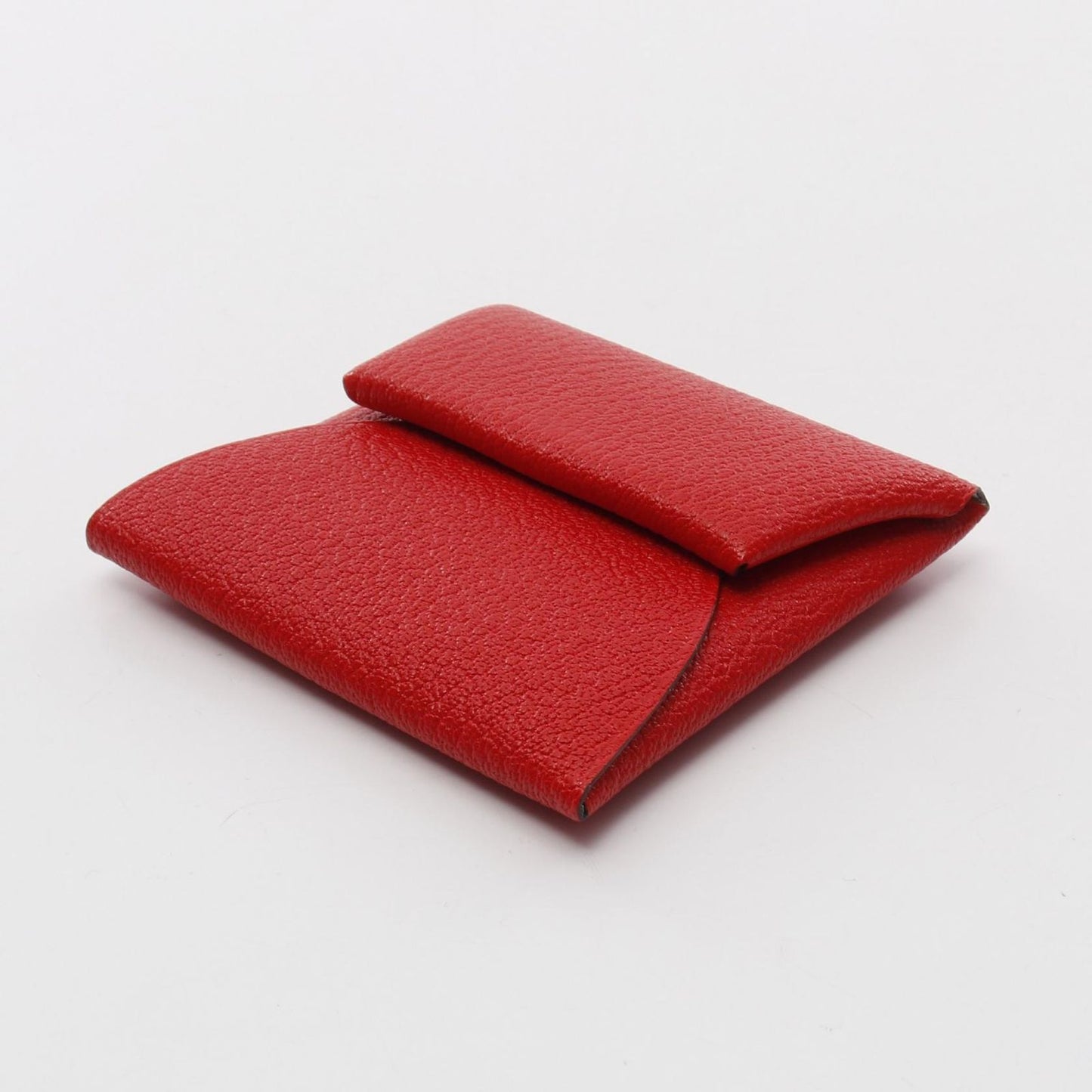 HERMES Bastia Verso Coin Case in Rouge de Coeur/Rose Darling