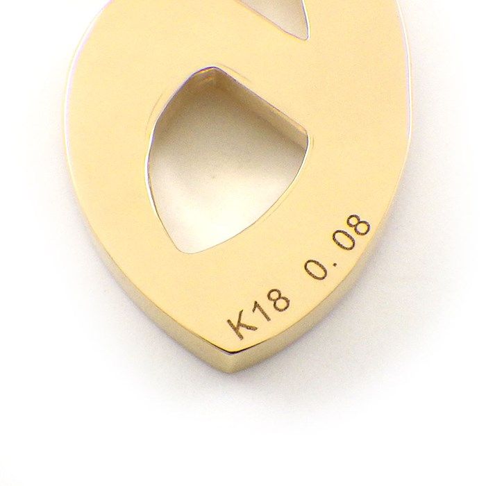 Exquisite Diamond Number 6 Pendant in 18K Yellow Gold