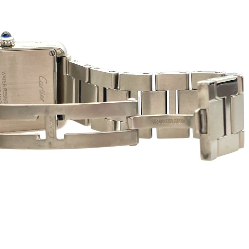 Cartier Tank Solo SM W5200013 White SS Quartz Ladies Watch