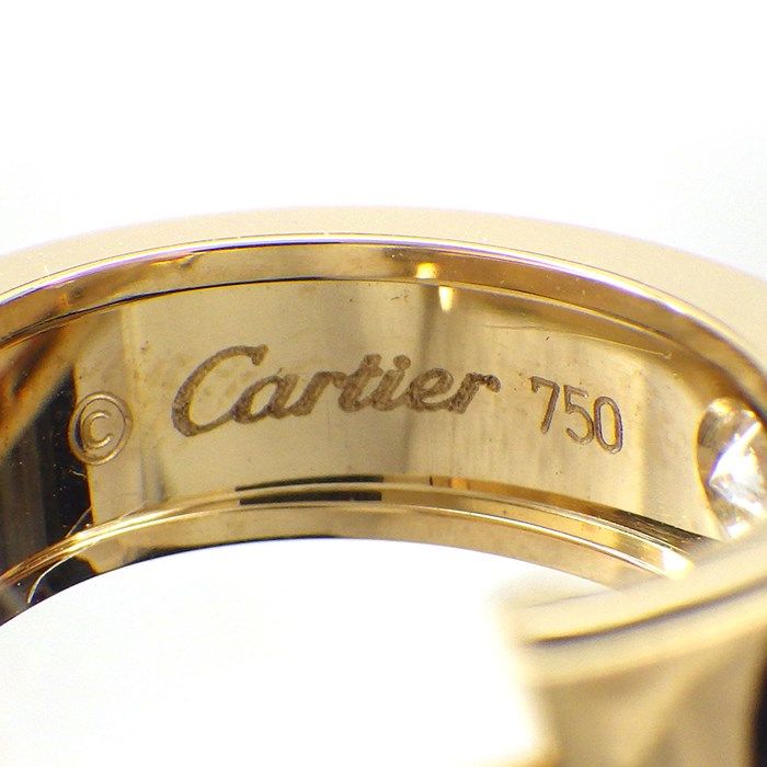 Cartier Love Classic Model Diamond Hoop Earrings in 18K Yellow Gold