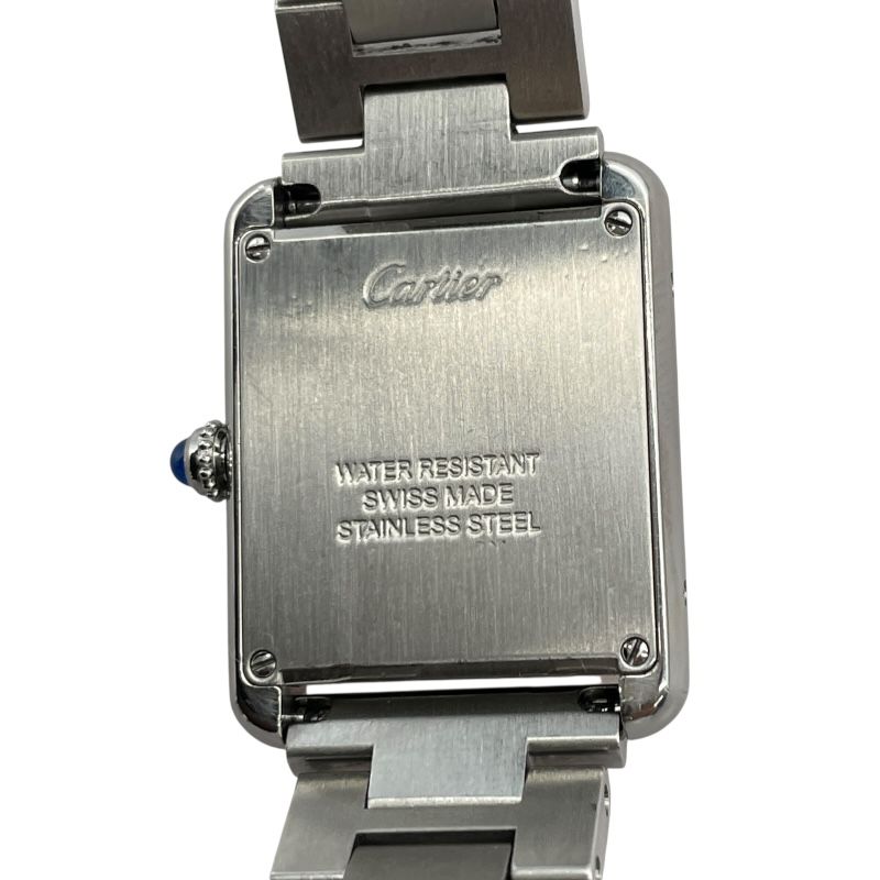 Cartier Tank Solo SM W5200013 White SS Quartz Ladies Watch