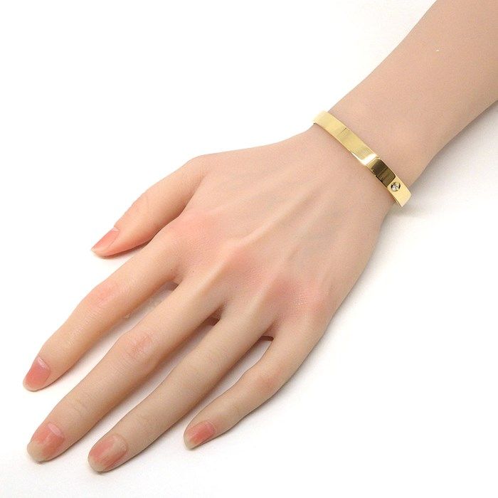 Cartier Anniversary Bangle with Diamond in 18K Yellow Gold