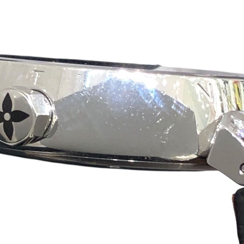 Louis Vuitton Tambour Disc Amarant Diamond GM Quartz Watch