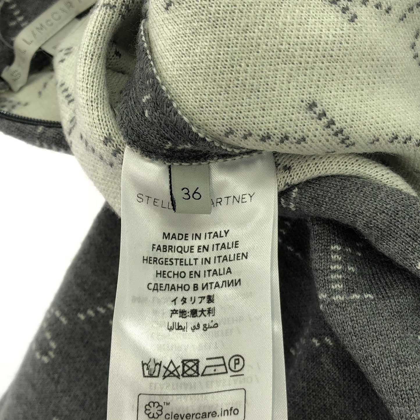 Stella McCartney Grey Wool Pants - Timeless Elegance